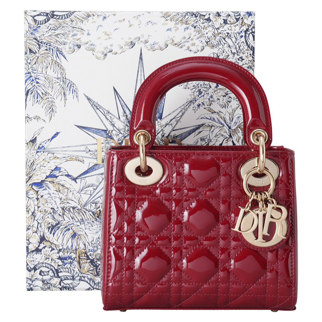CHRISTIAN DIOR(USED)디올 페이던트 레이디디올 미니 백